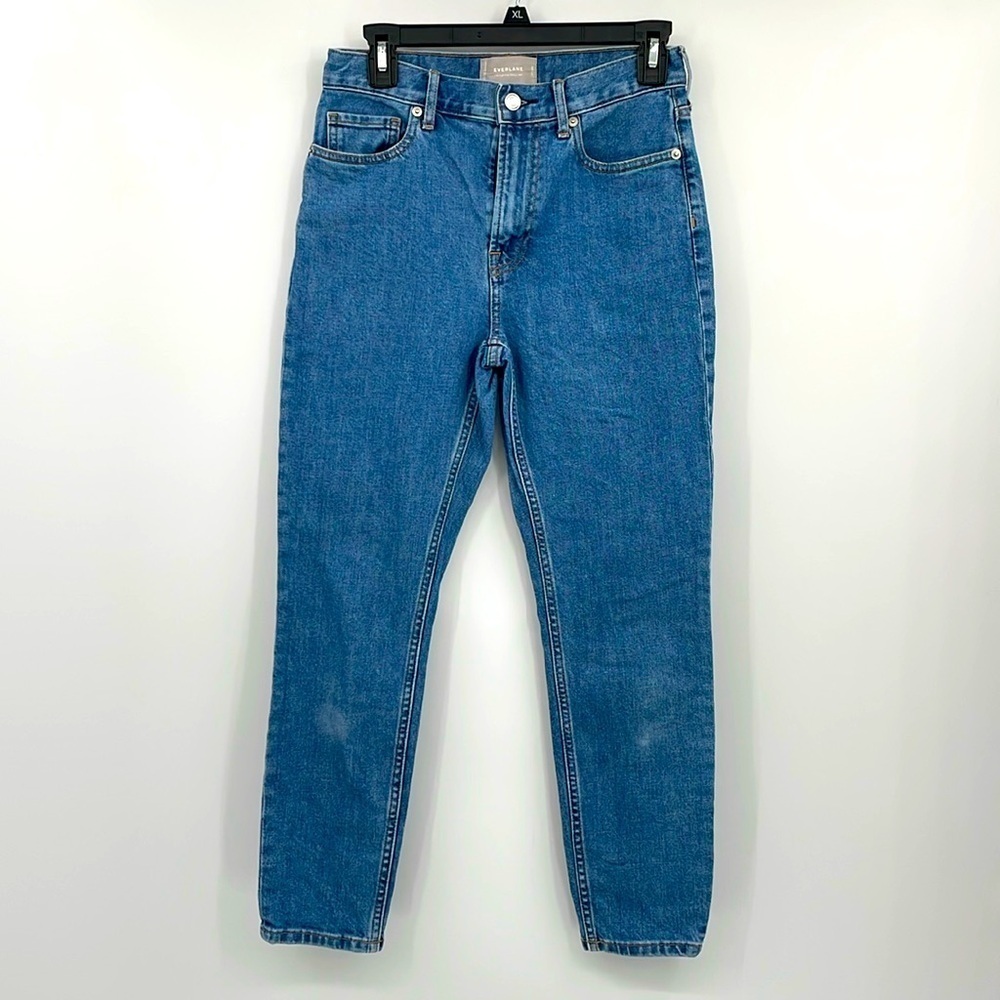 Everlane High-Rise Skinny Ankle Jeans | Blue | Size 27